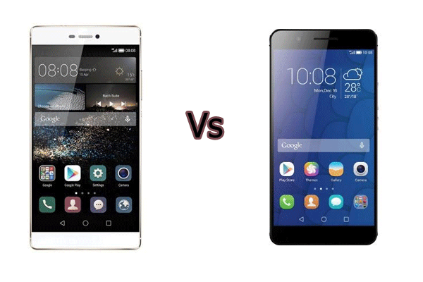 Huawei AscendP8 vs. Honor 6 Plus
