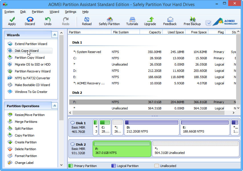A Free Manager To Help You Manage Your Disk Partitions Easily