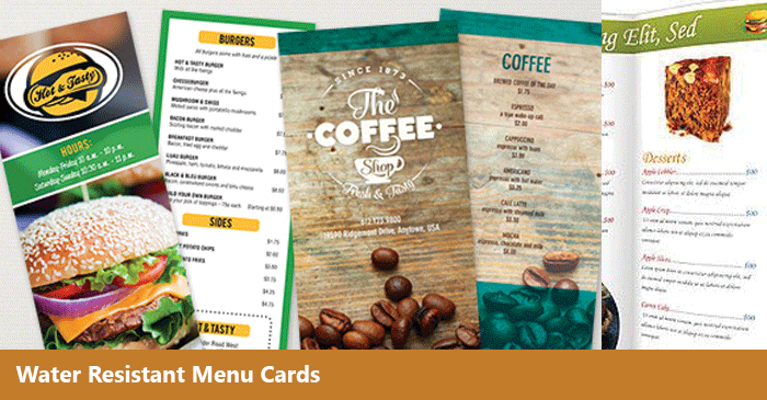 Choosing For The Prime Quality Service With Mini Menu Card Printing